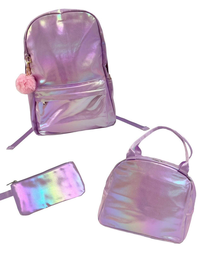 exclude-bts Accessories Purple Pastel Dreams Backpack Set (3 Pieces)