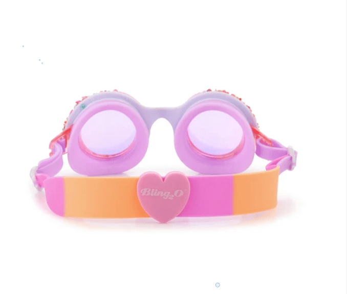 Bling2o Accessories Pink Berry Cupcake Sprinkle Kids' Swim Goggles