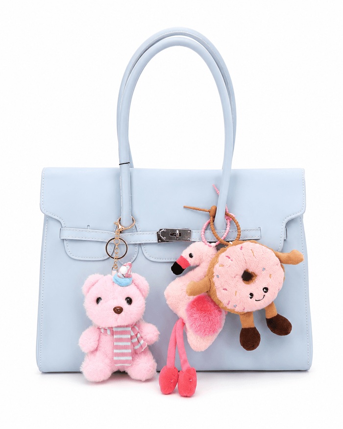 Lotus Accessories Plush Donut Bag Charm