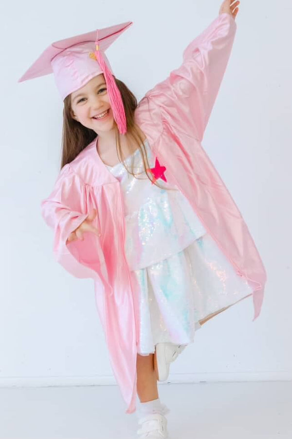 Princess Graduate Cap & Gown, 8Y