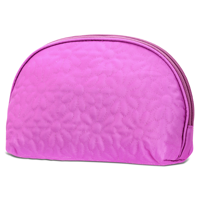 iScream Accessories Puffy Flowers Oval Cosmetic Bag
