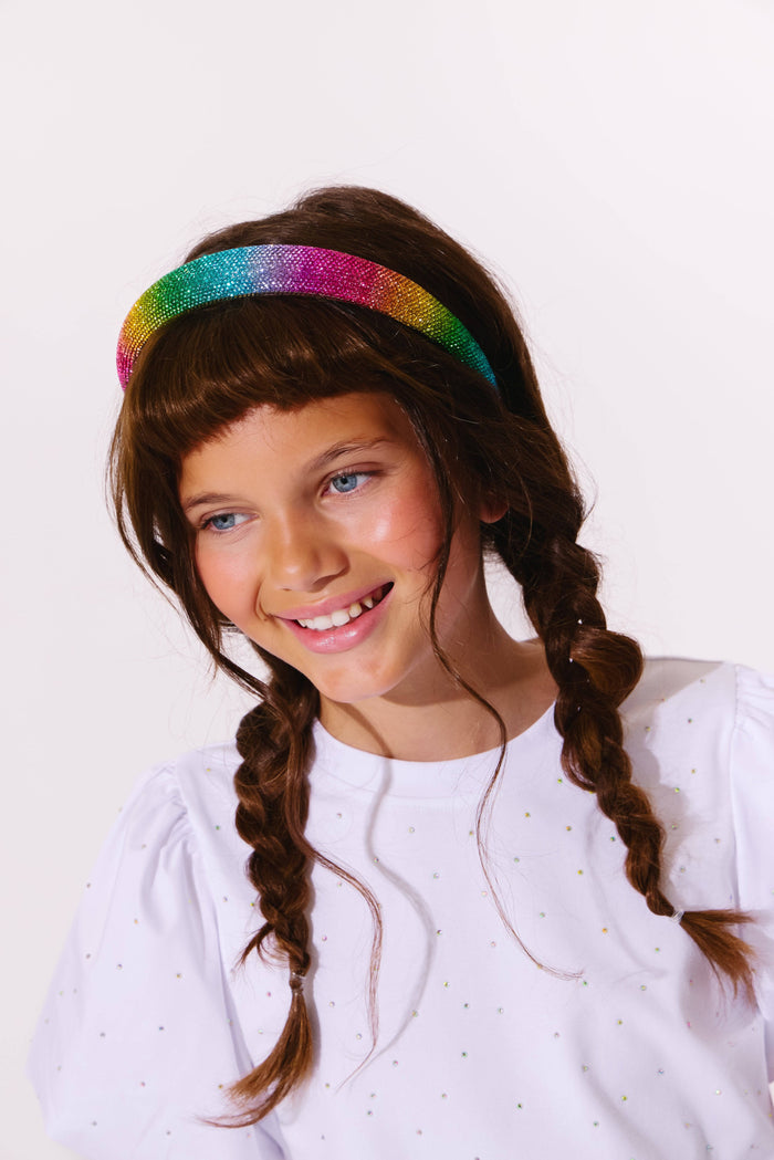 exclude-archive Accessories Rainbow Encrusted Headband