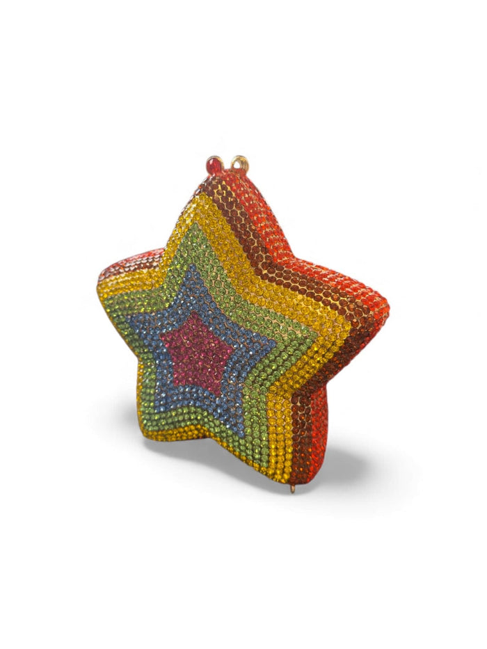 Lola + The Boys Accessories Rainbow Sparkle Star Purse