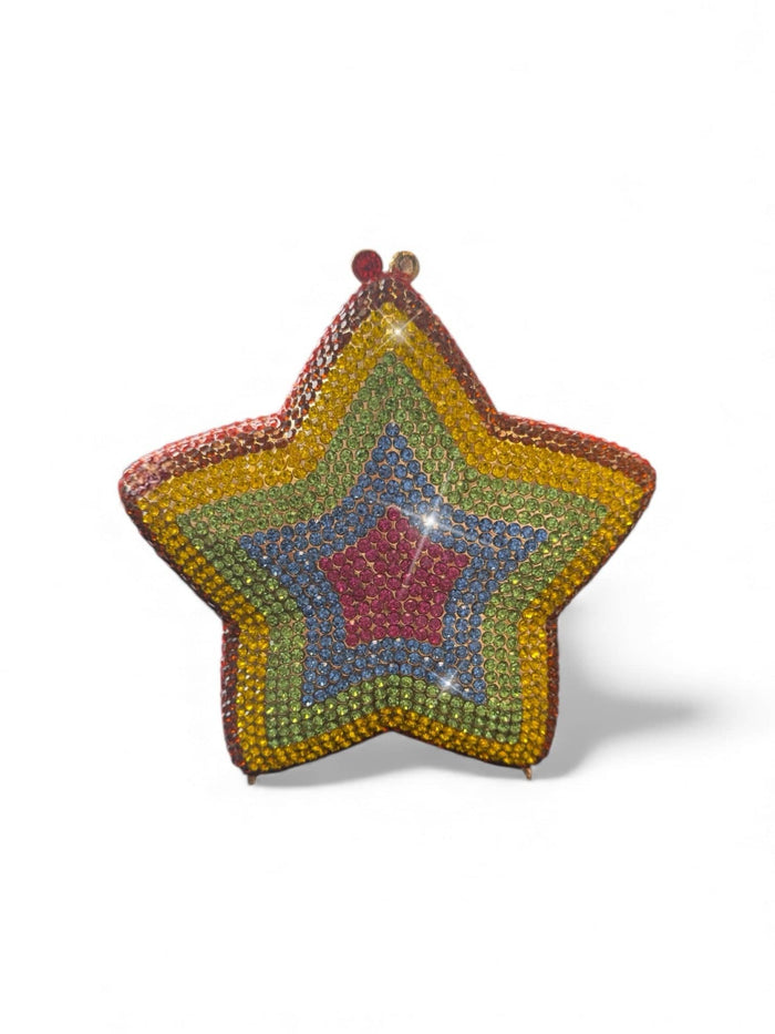 Lola + The Boys Accessories Rainbow Sparkle Star Purse