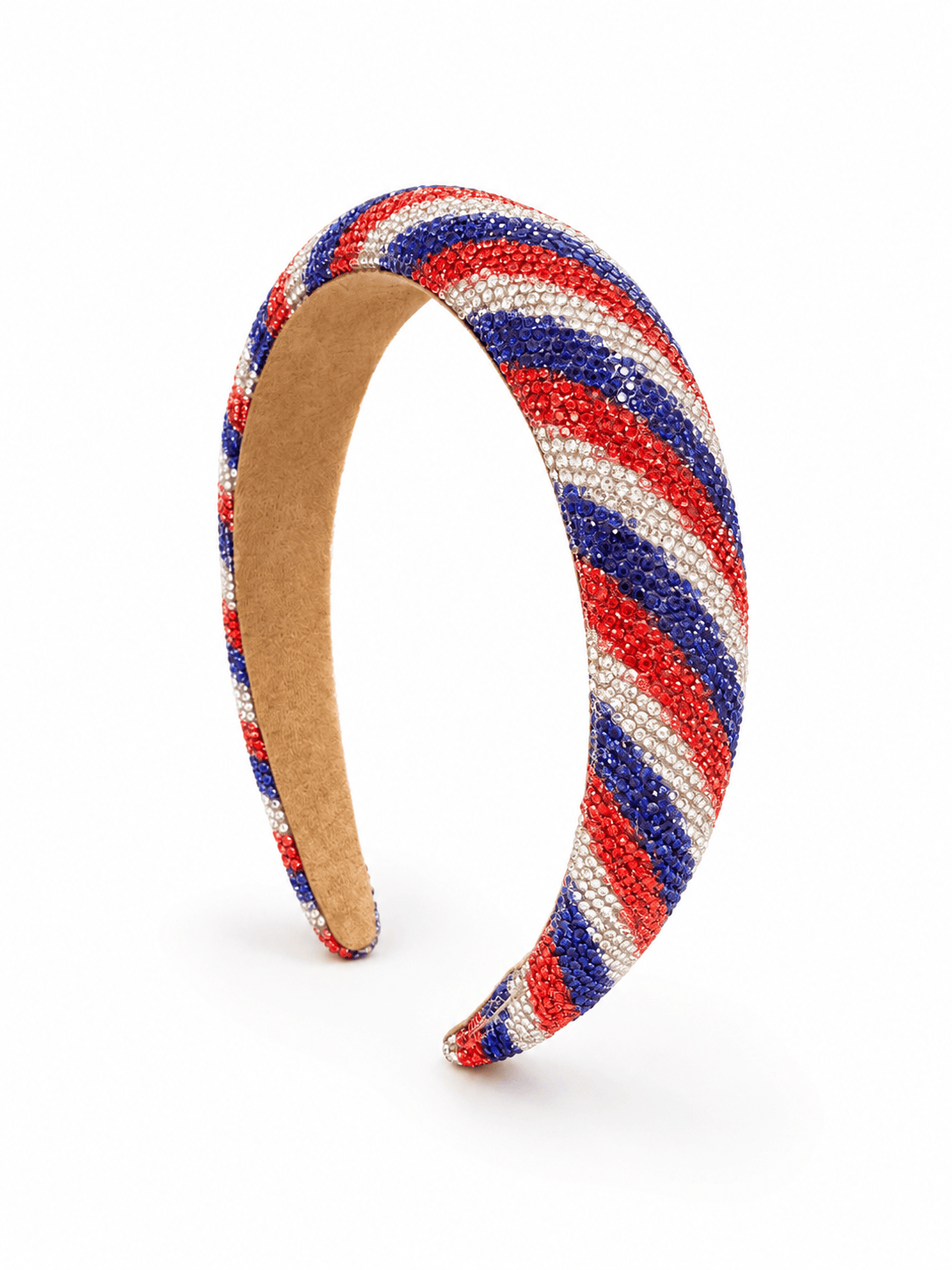 Red White and Blue Crystal Encrusted Headband