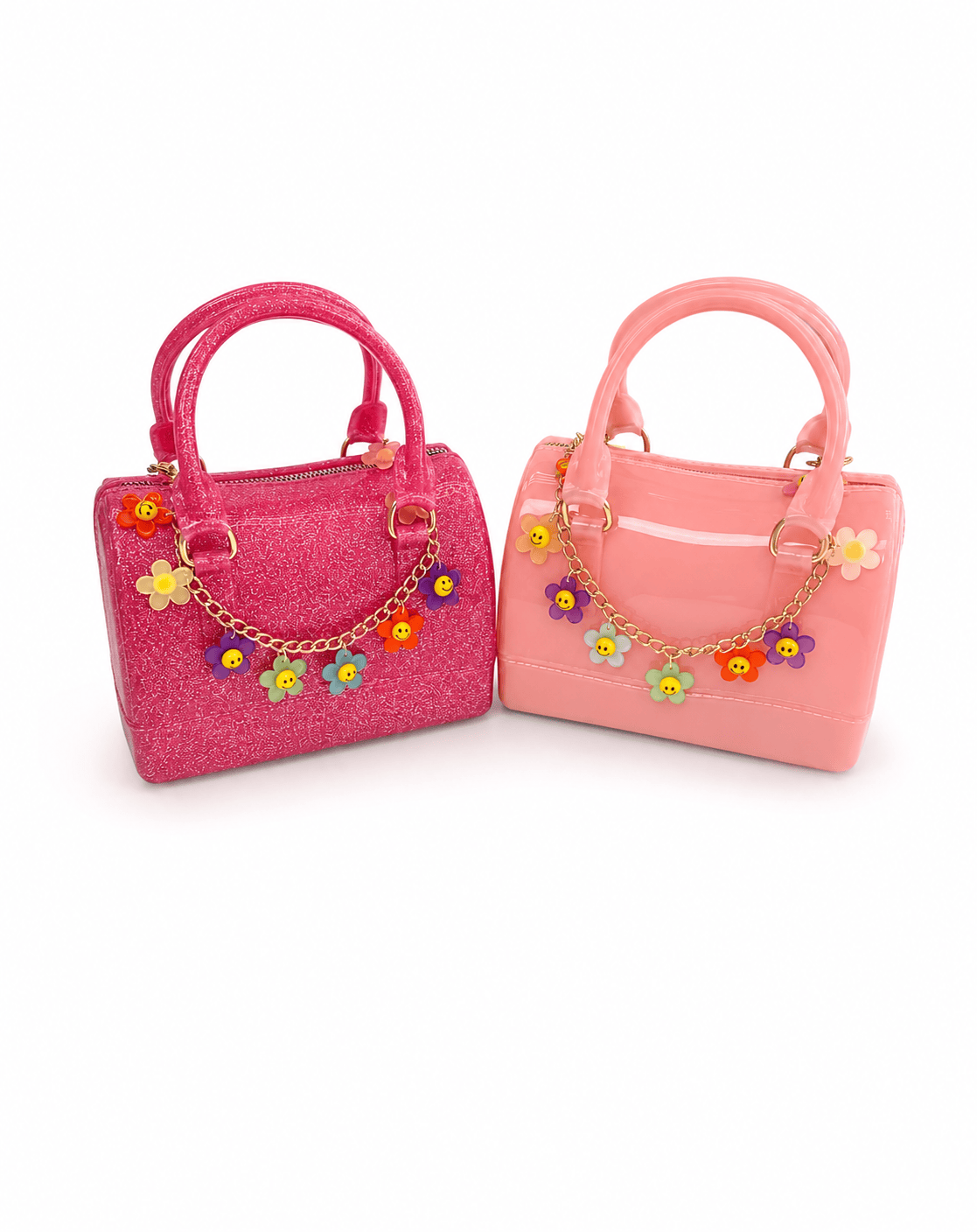 Smiley Flowers Jelly Purse