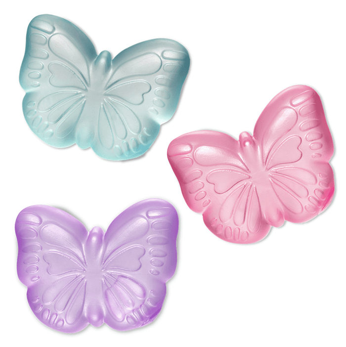 Top Trenz Accessories Pink Super Duper Sugar Squisher Toy- Butterfly