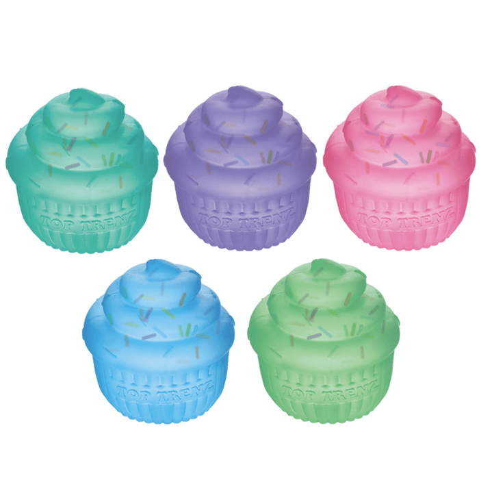 Top Trenz Accessories Super Duper Sugar Squisher Toy - Sprinkle Filled Cupcakes