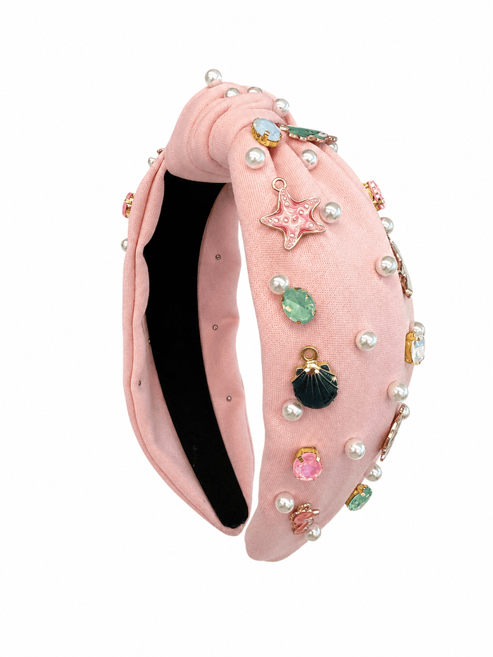 exclude-new-arriv Accessories Light Pink Under The Sea Knotted Headband
