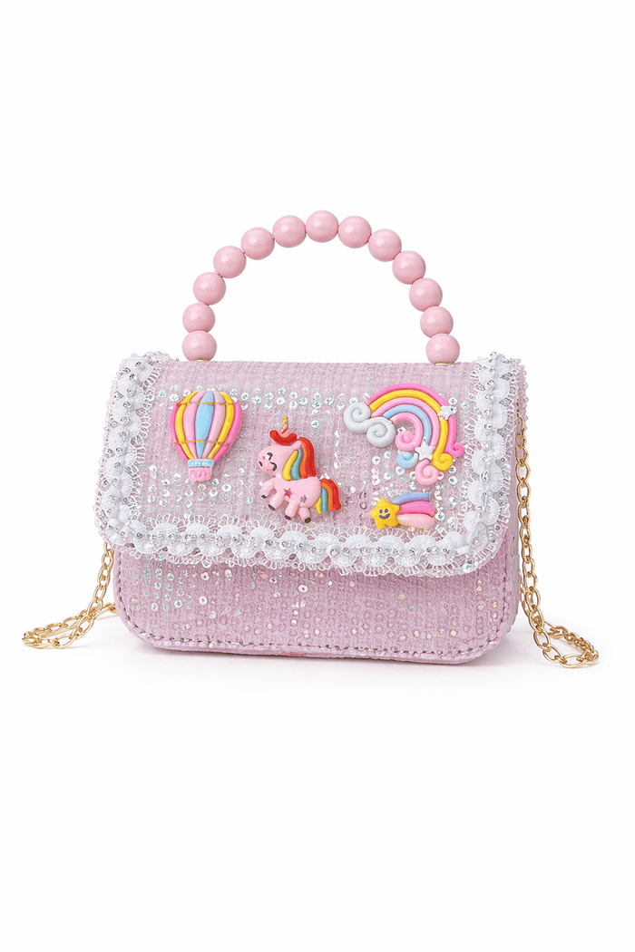 Lola + The Boys Accessories Unicorn Dreams Tweed Purse