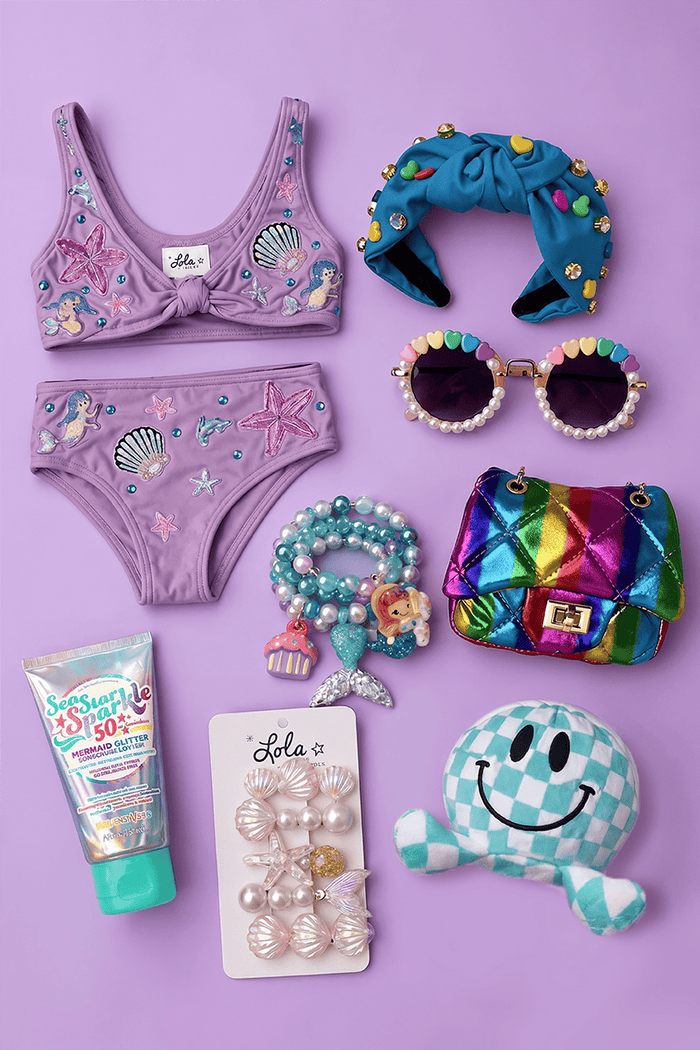 Lola + The Boys Basket Mermaid Summer Magic Basket