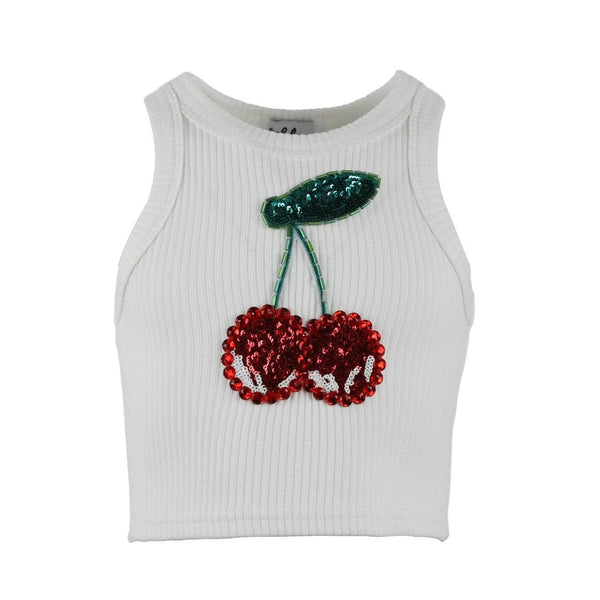Beaded Gem Cherry Tank – Teen/Women