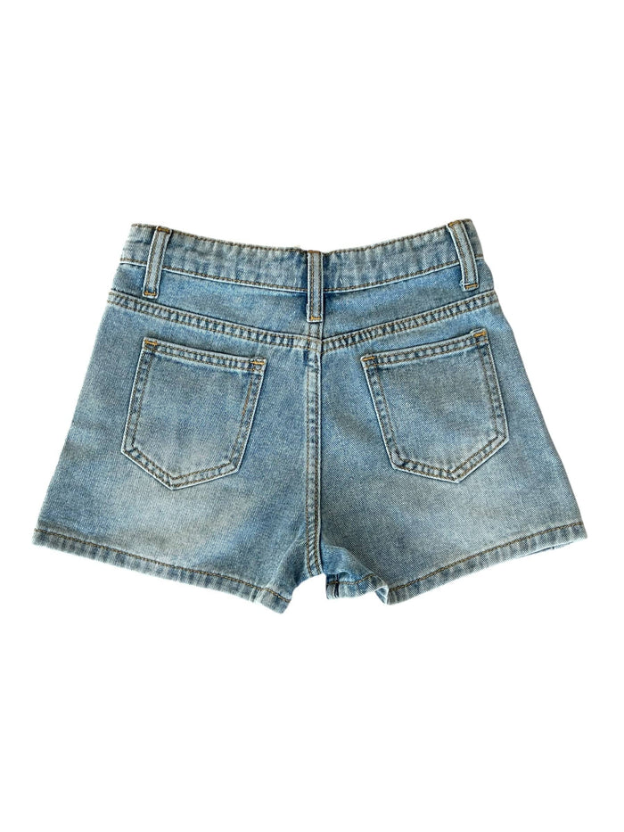 Lola + The Boys Bottoms Bejeweled Denim Shorts
