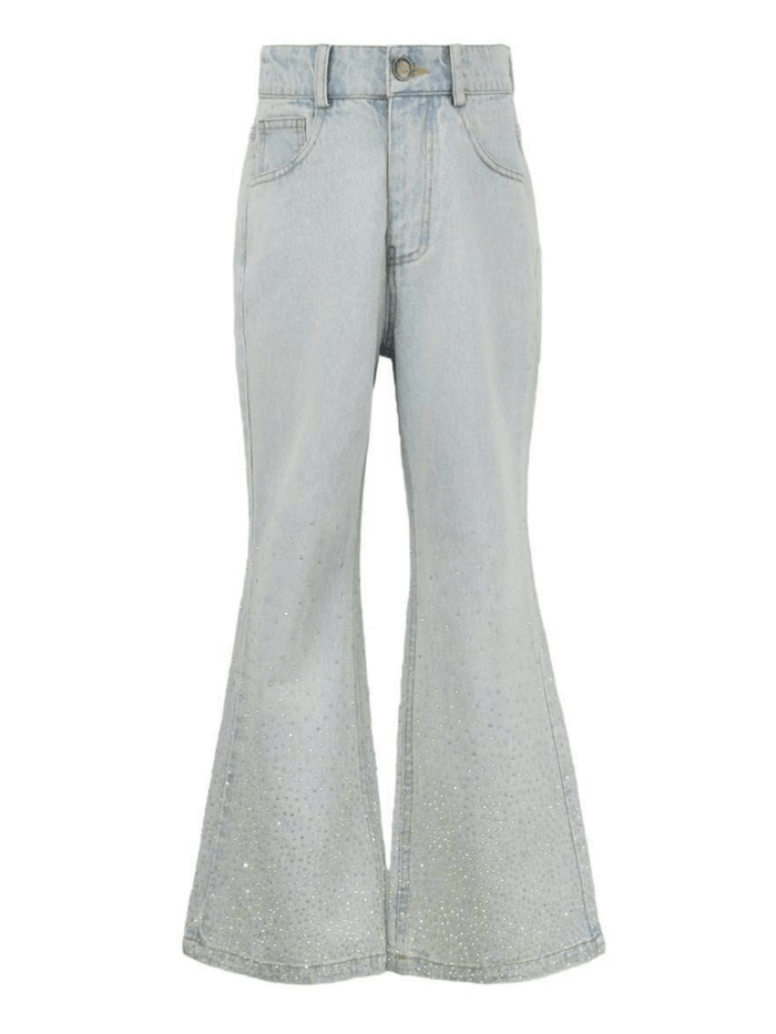Lola + The Boys Bottoms Crystal Cascade Jeans