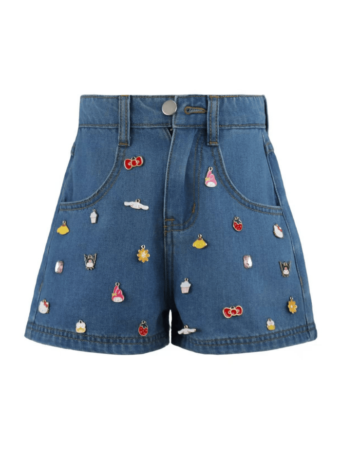 Lola + The Boys Bottoms Hello Kitty® and Friends Cutie Charm Denim Shorts