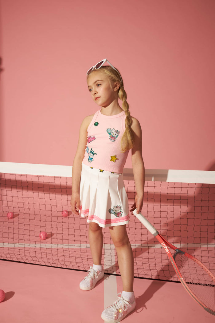 Lola + The Boys Bottoms 2 Hello Kitty® Pleated Tennis Skirt