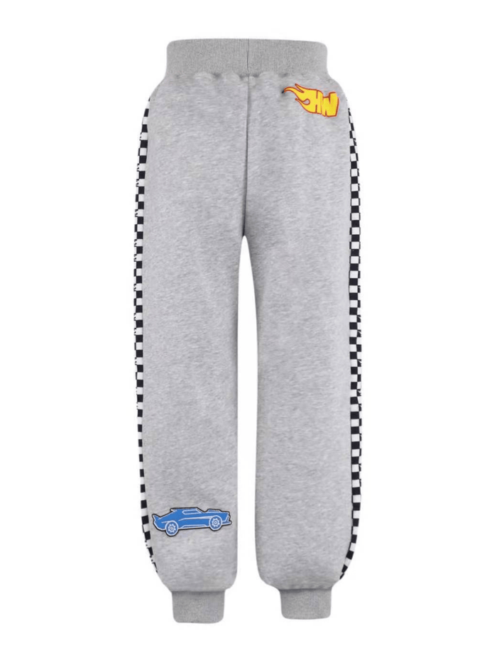 Lola + The Boys Bottoms Hot Wheels™ Checker Trim Patch Joggers