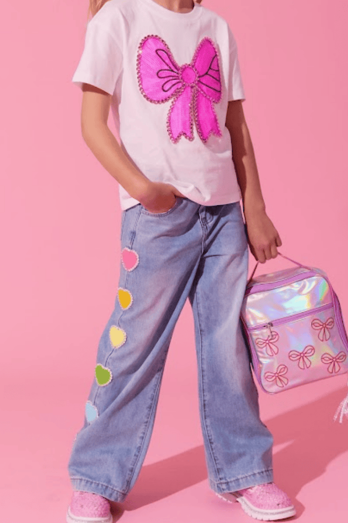 Lola + The Boys Bottoms I Heart You Jeans