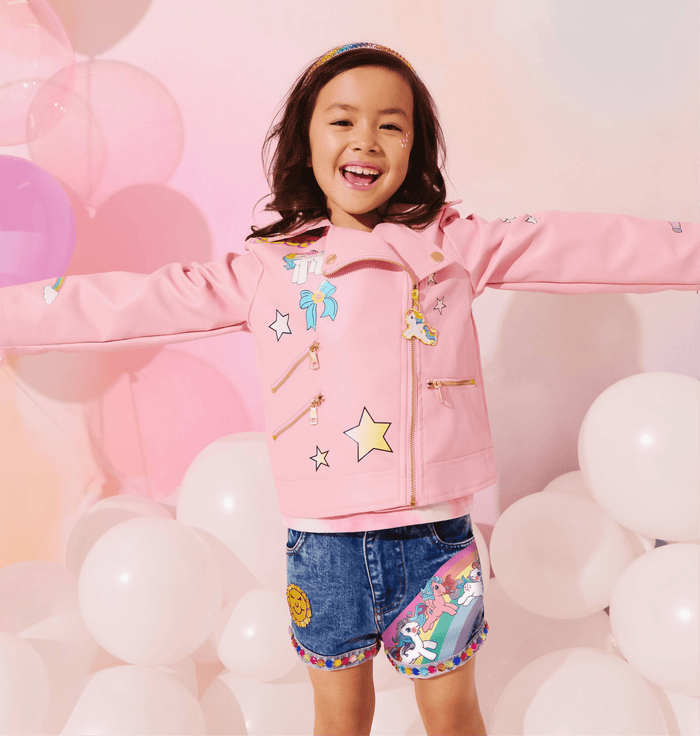 Lola + The Boys Bottoms My Little Pony Gem Denim Short