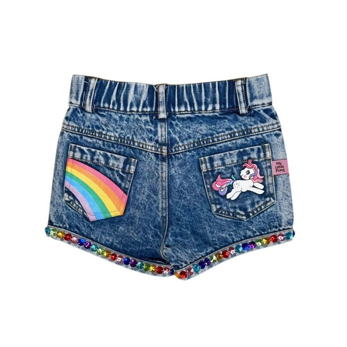 Lola + The Boys Bottoms My Little Pony Gem Denim Short
