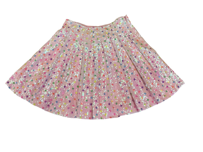 Lola + The Boys Bottoms Sparkle Confetti Skater Skirt
