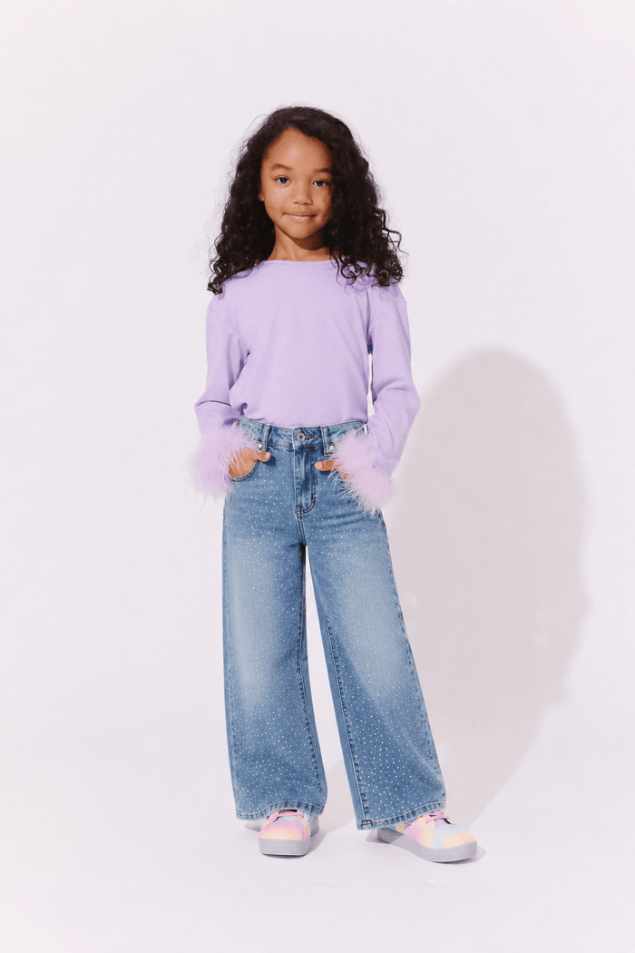 Lola + The Boys Bottoms Sparkle Sweatpant Jeans