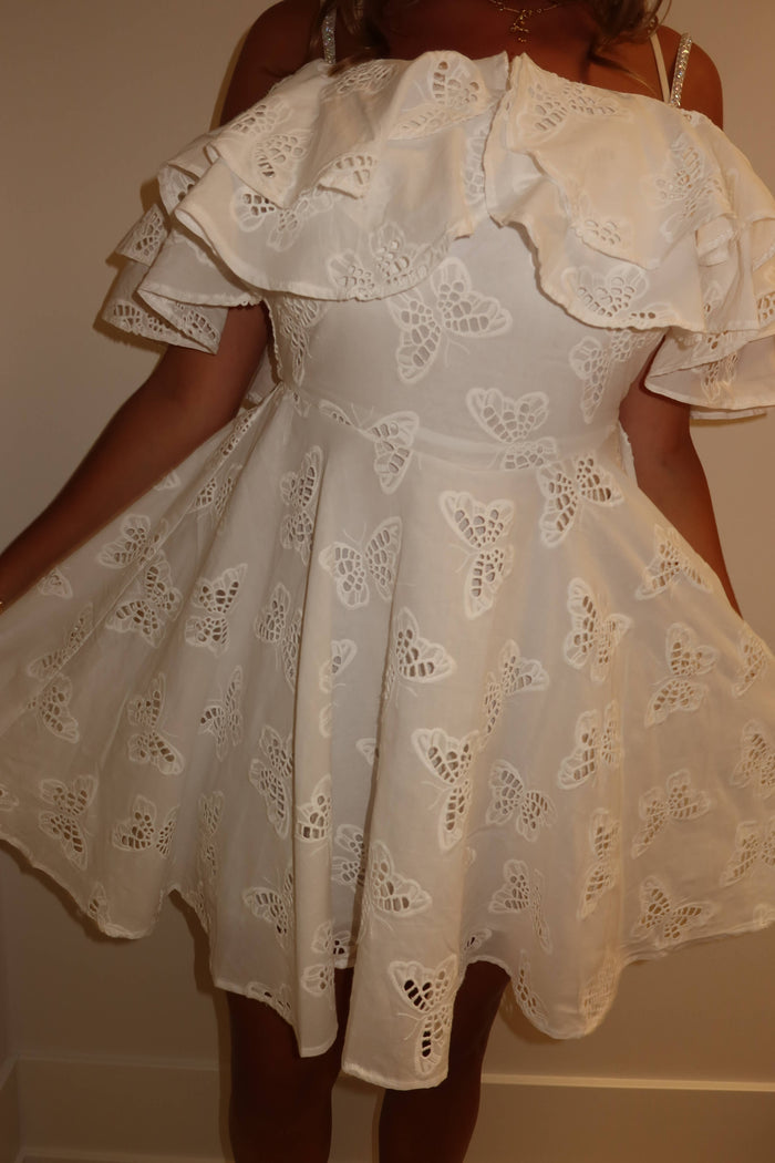 Lola + The Boys Butterfly Eyelet Dress – Teen/Women
