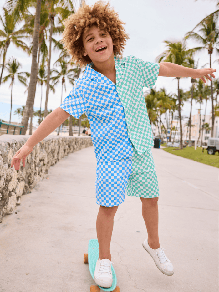 Lola + The Boys 2 Checkered Summer Boys Set