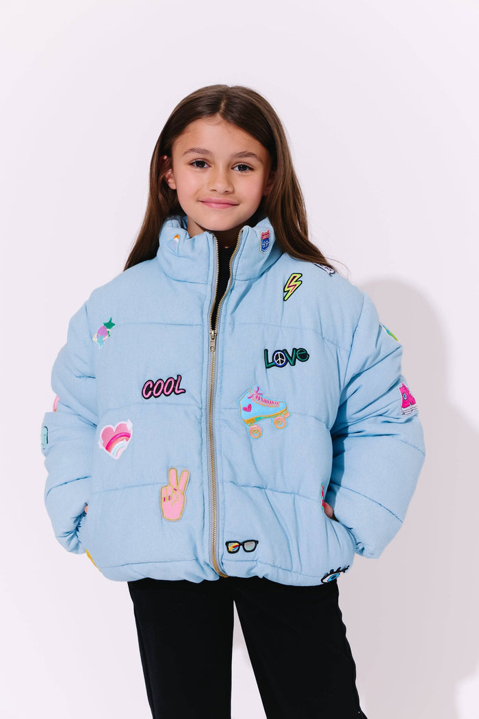 Lola + The Boys Cool Love Puffer