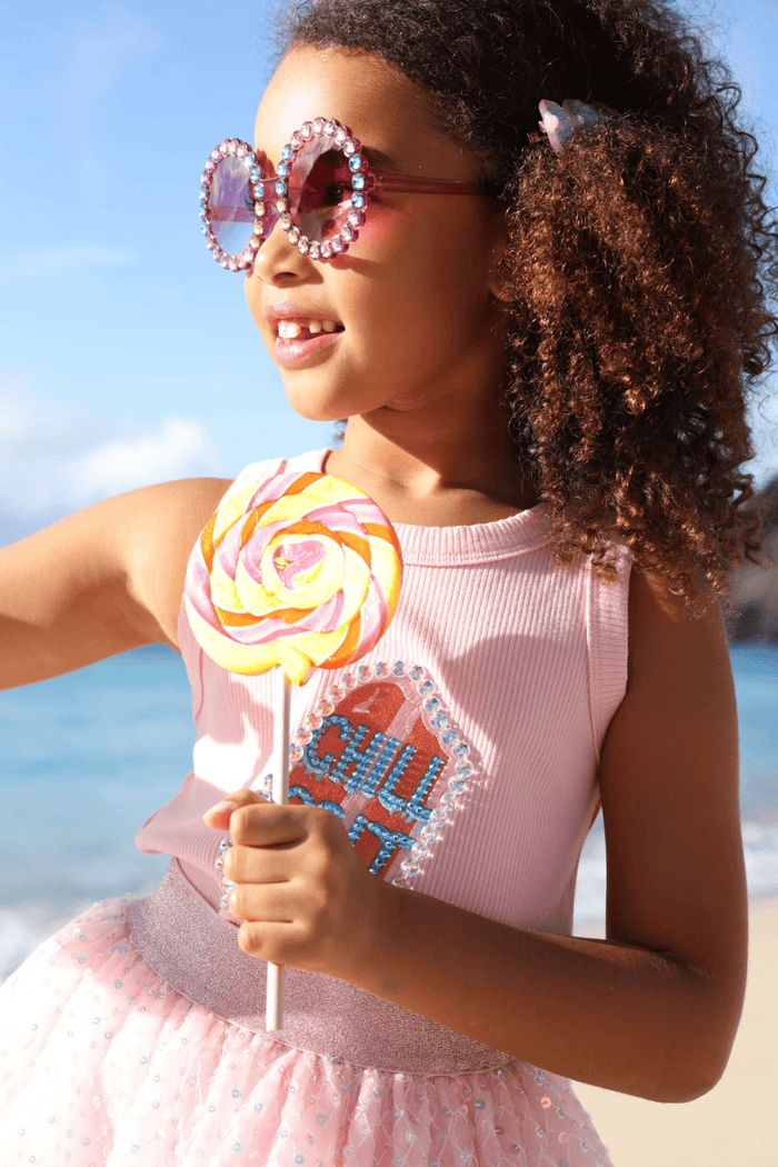 Lola + The Boys 2 Crystal Chill Out Top