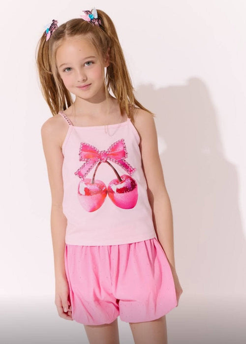 Lola + The Boys Disco Cherry Tank Top