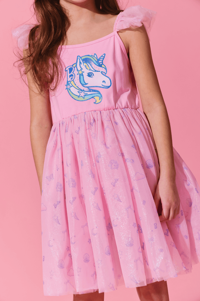 Lola + The Boys Dress Barbie™ Unicorn Tutu Dress