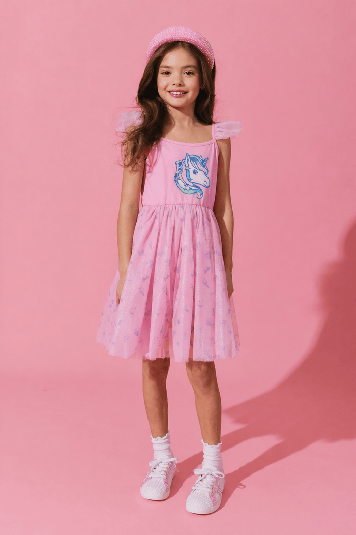 Lola + The Boys Dress Barbie™ Unicorn Tutu Dress