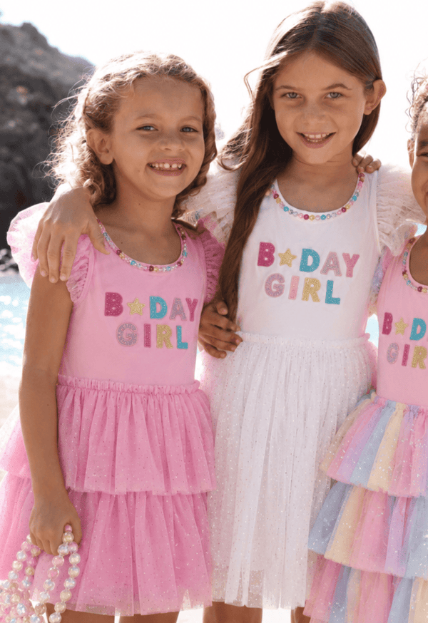 happy birthday tutu dress Girl Dress, 5 / White your little one can game day Oh Polly Shaya Asymmetric Color:Living Coral