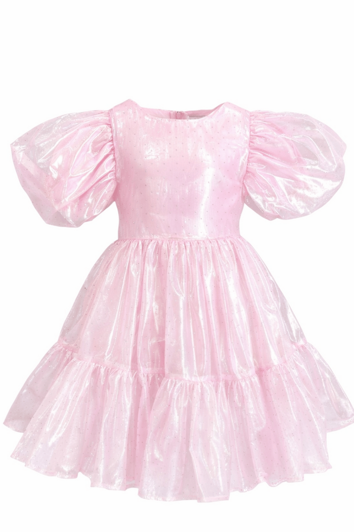 Lola + The Boys Dress Bubble Gum Hologram Dress