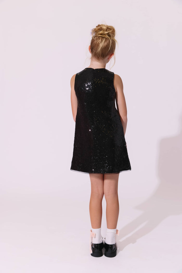 Lola + The Boys Dress Cosmic Rainbow Shimmer Dress