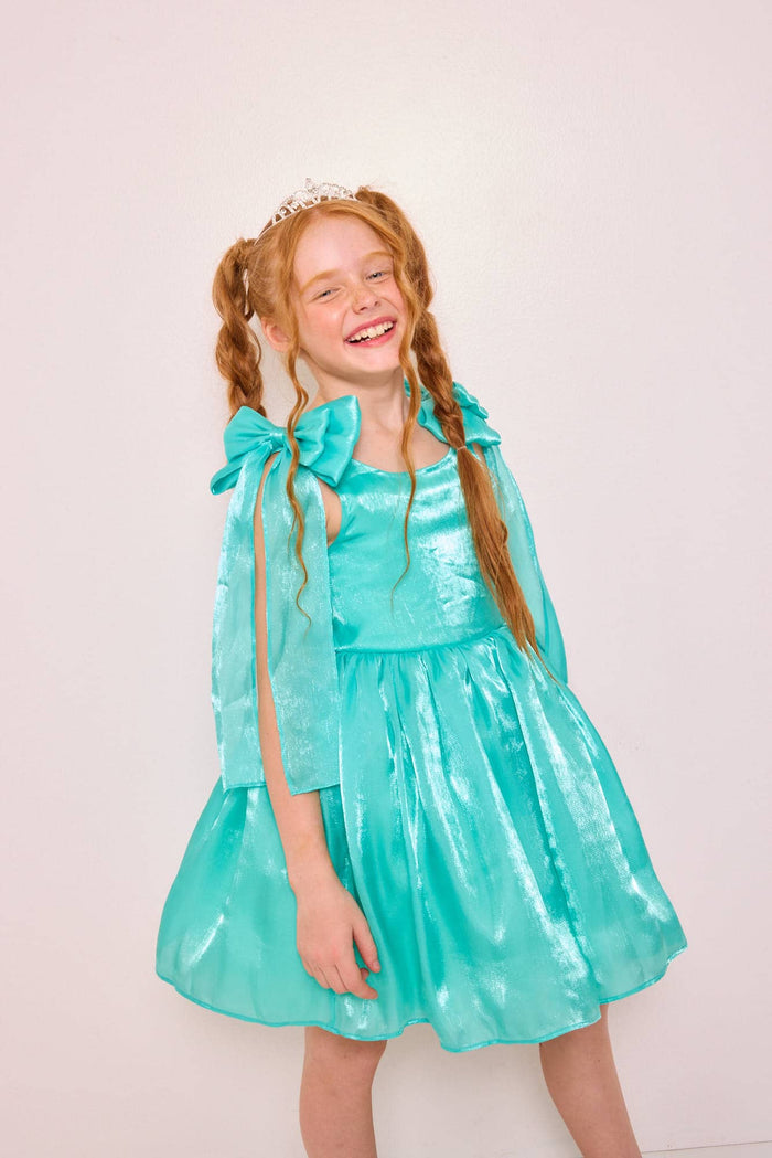Lola + The Boys Dress Dreamy Pastel Bow Dress
