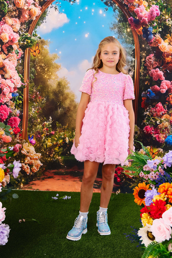 ワンピース LOLA PUFFY DRESS(S) LOLA PUFFY DRESS - BIRTHDAY BASH