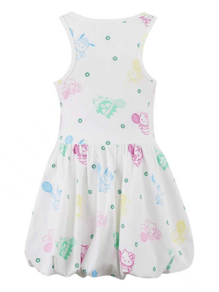 Lola + The Boys Dress Hello Kitty® and Friends Rainbow Tennis Bubble Dress