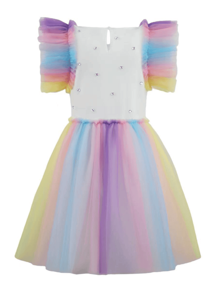 Lola + The Boys Dress Hello Kitty® Rainbow Tulle Dress