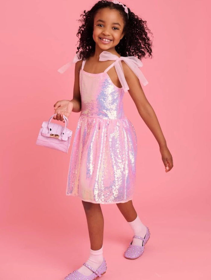 Lola + The Boys Dress Magic Sequin Tank Dress