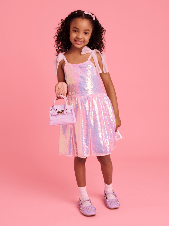 Lola + The Boys Dress Magic Sequin Tank Dress