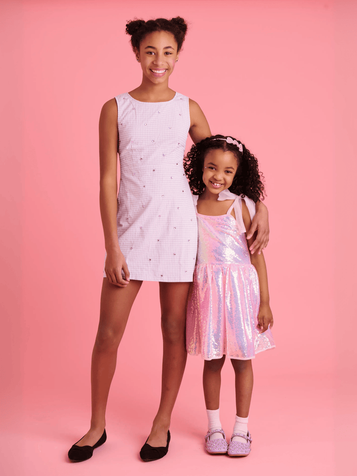 Lola + The Boys Dress Magic Sequin Tank Dress