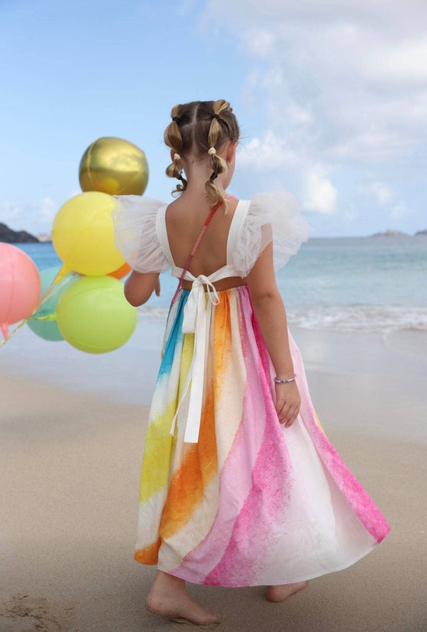 rainbow beach dress Lola + The Boys Jeweled Rainbow Dress Teen/Women, M