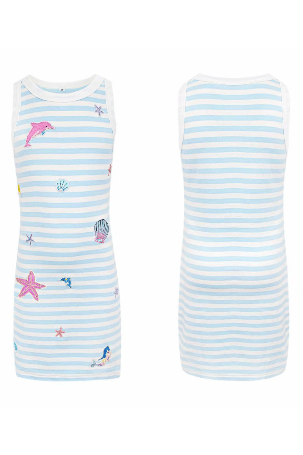 Sea Sparkle Patch Dress
