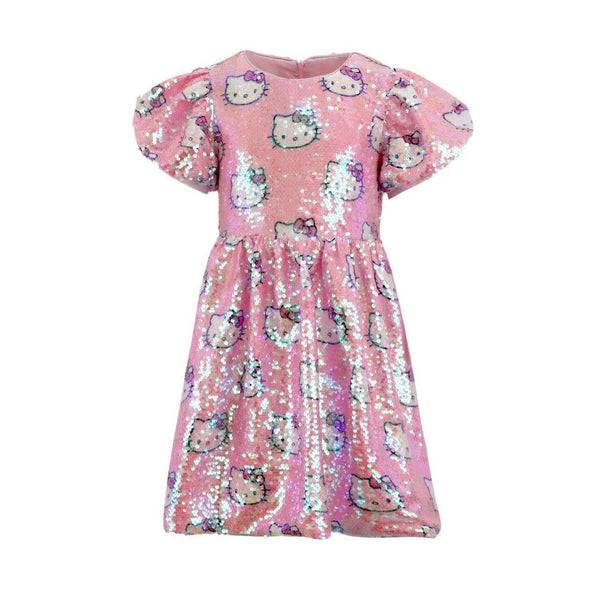 green emerald velvet dress 50 Years Of Hello Kitty Bow Shrug Dress main image 1