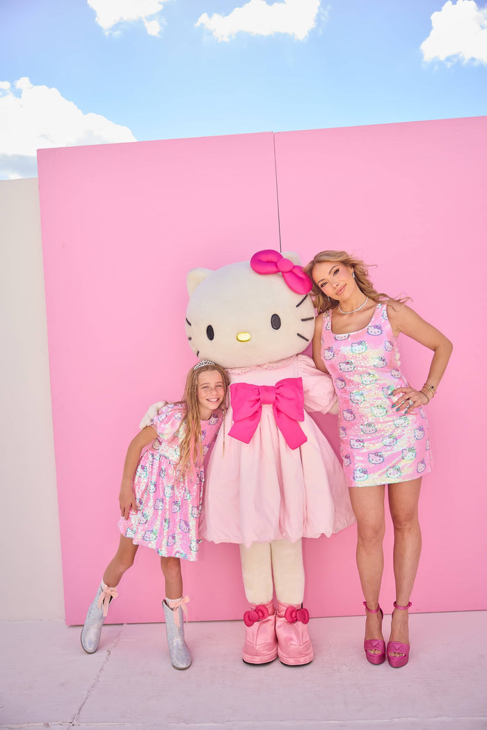Lola + The Boys Dress Sequin Hello Kitty Women's Dress