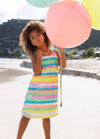 exclude-sale Dress Sequin Summer Stripe Dress