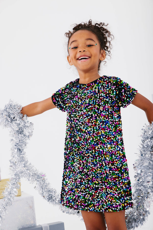 Shimmer Stardust Sequin Dress, 8 Shimmer Stardust Sequin Dress, 8