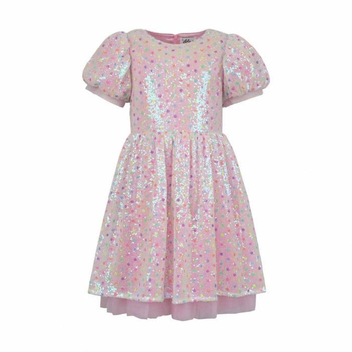 Lola + The Boys Dress Sparkle Confetti Dress